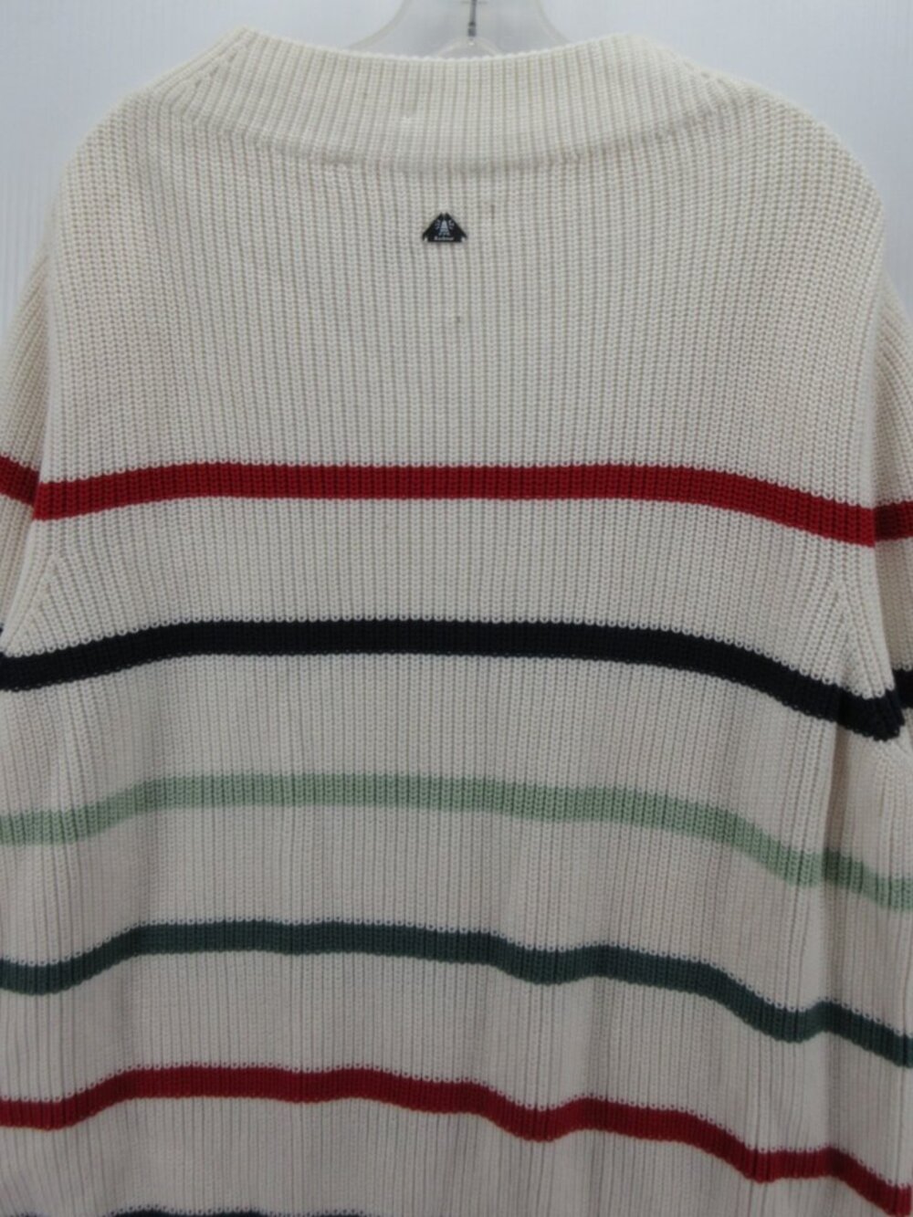 Barbour Sweater XL Shoreward Knit Nautical Breton Striped Chunky * - Picture 10 of 16